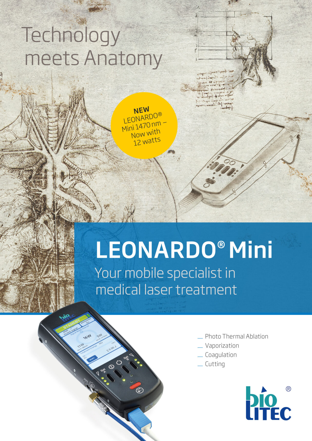 LEONARDO® Mini: Mobiler medizinischer Laser | biolitec®
